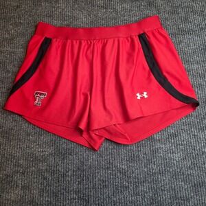 Under Armour Texas Tech Red Raiders Volleyball Shorts‎ Womens Large Athletic